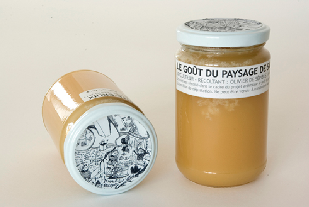 Miel de paysage de St-Croix (26, Drôme), Collecte 2013.